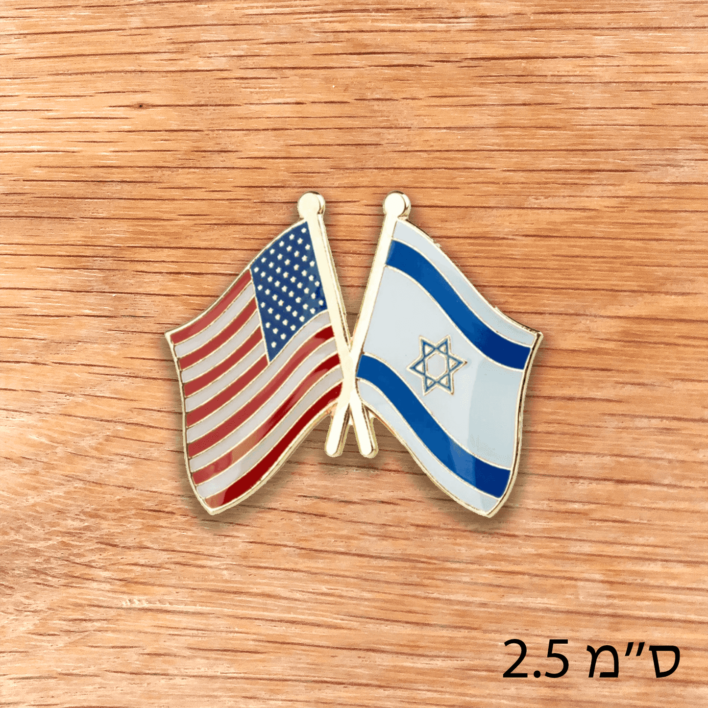 סיכה דגל ישראל ודגל ארה"ב