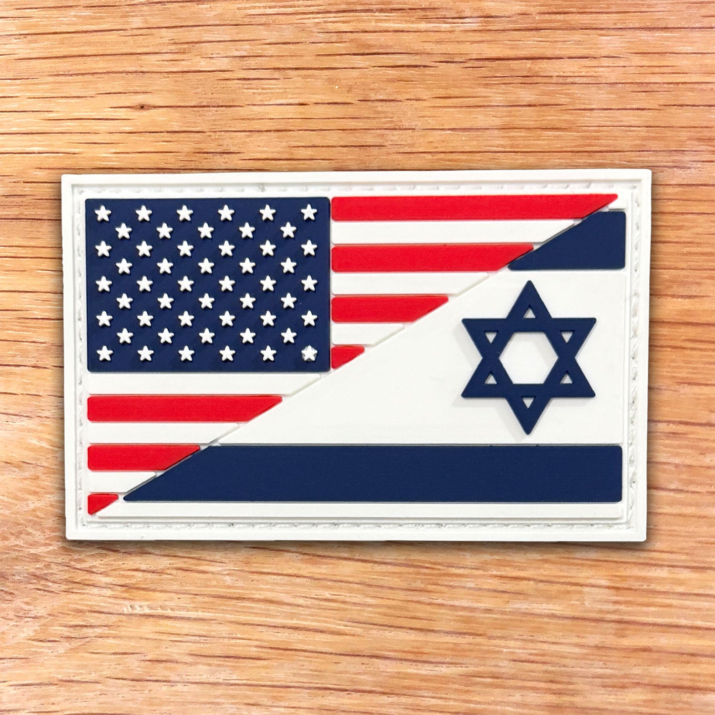 דגל ישראל וארה"ב דגם רקע לבן